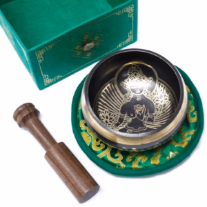 Tara Klangschale Set 10cm - Min 380gm - Grün