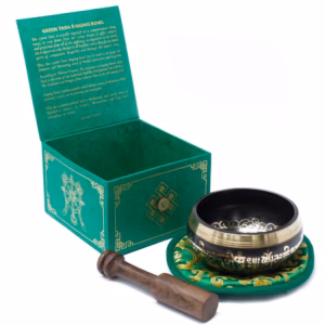 Tara Klangschale Set 10cm - Min 380gm - Grün