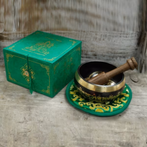 Tara Klangschale Set 10cm - Min 380gm - Grün