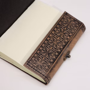 Hamsa - Esoterisch Notitieboek - Antiek Grijs