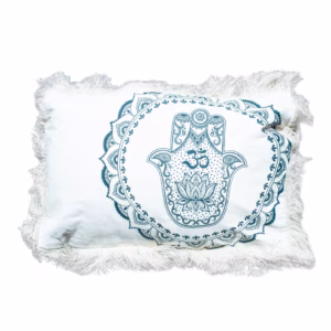 Hamsa Mandala Kussen - Groen