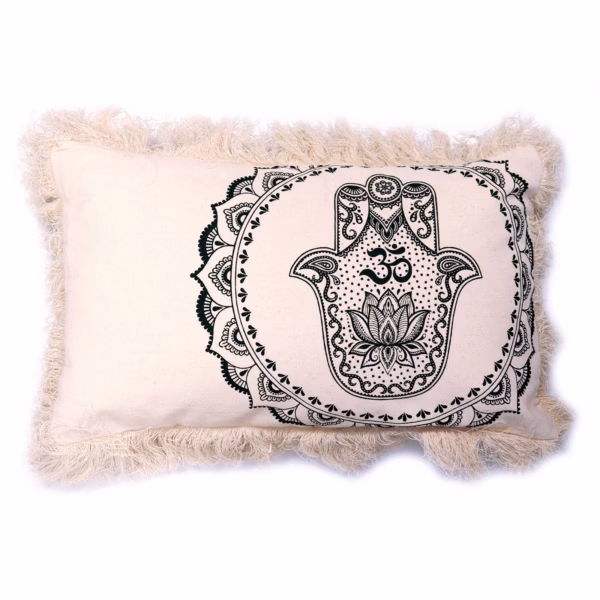 Hamsa Mandala Kussen - Groen
