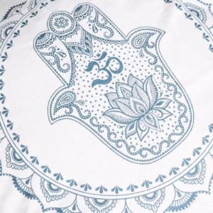 Hamsa Mandala Cushion - Green - 60x60cm
