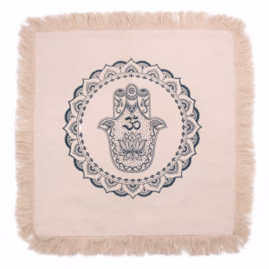 Hamsa Mandala Cushion - Green - 60x60cm