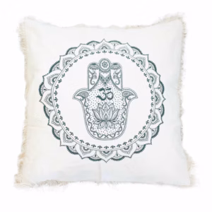 Hamsa Mandala Cushion - green - 60x60cm