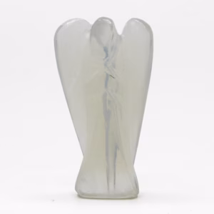 Ange en Pierre Fine Sculptée à la Main - Opalite