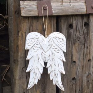 Doble Alas de Ángel Hechas a Mano - 31cm