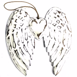 Ailes d'Ange Artisanales - Coeur - 24cm