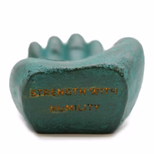 Hand Incense Burner - Strength - Green