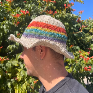 Chapeau Festival Boho Chanvre & Coton - Arc - En - Ciel
