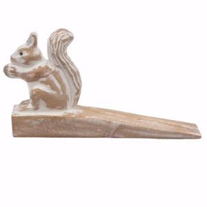 Handsnidad Dörrstopp - Ekorre