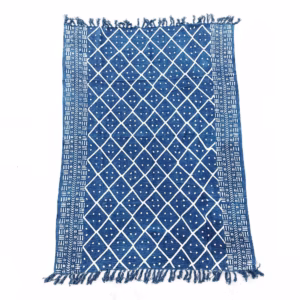 Håndlavet Indigo Plaid - Midnight Heerak