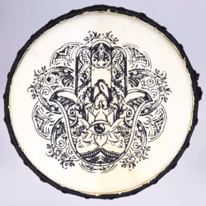 Handgefertigte Djembe - Trommel mit Breiter Decke - 50cm