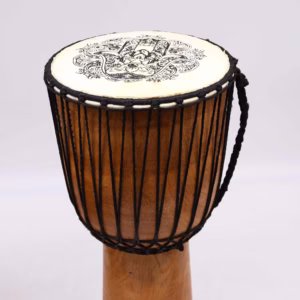 Handgefertigte Djembe - Trommel mit Breiter Decke - 50cm
