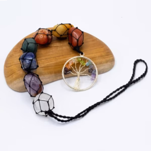 Colgante de Piedra Chakra - Árbol de la Vida