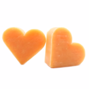 Coeur de Savon - Appox 100 Orange & Gingembre