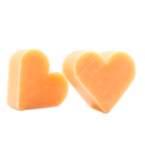 Coeur de Savon - Appox 100 Orange & Gingembre