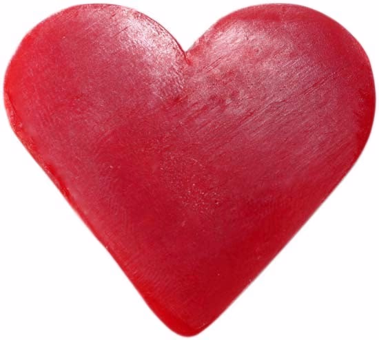 Coeur de Savon - Appox 100 Framboise