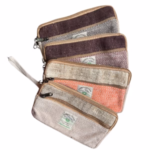 Hemp Phone/Tobacoo/Anything Zip Pouch - Assorted