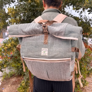Mochila de Trekking de Cáñamo - Salvia