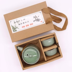 Set de Théière Jade Herbal - Pot & Deux Tasses