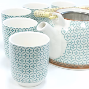 Kruidenthee Servies - Groen Mozaïek