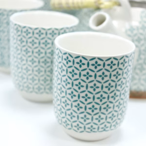 Kruidenthee Servies - Groen Mozaïek