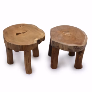 Hoger Teakhouten Display - 27x20cm