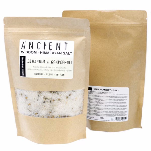 Piel Clara Mezclas de Sal de Baño Himalaya - 500g