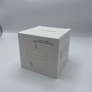 Himalaya Salt Aromadiffusor - Nattlys - USB - C - Flammeeffekt (salt Inkludert)