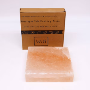 Himalayan Salt Cooking Plate - Square - 20x20x5cm