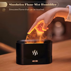 Himalayas Aromadiffuser - USB - C - Fjernkontroll - Flammeeffekt