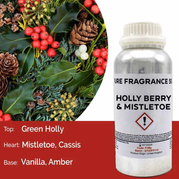 Holly Berry & Mistletoe Reines Duftöl - 500ml