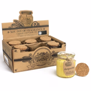 Bougies en Pot à la Cire de Soja - Chèvrefeuille