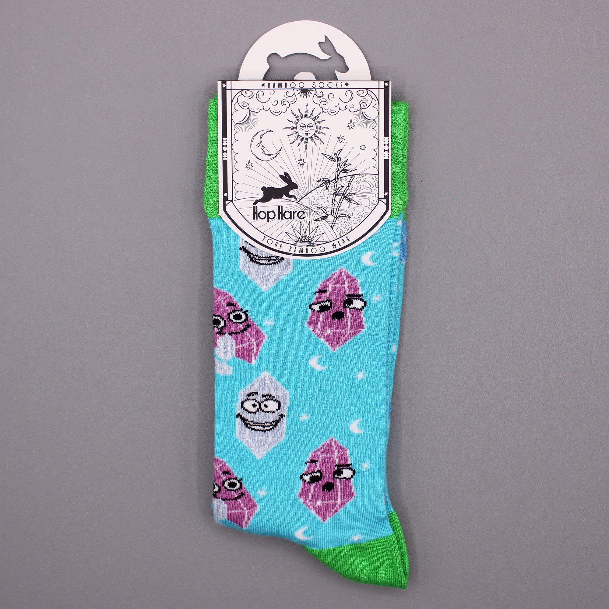 Hop Hare Bambus Strømper (36 - 40) - Lucky Gemstones 2 Hop Hare Bambus Strømper (36 - 40) - Lucky Gemstones