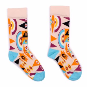 Hop Hare Bamboo Socks - 36-40 - Psychedelic Evil Eye