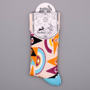 Hop Hare Bamboo Socks - 36-40 - Psychedelic Evil Eye