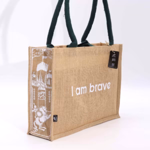 Hop Hare Jute Big Pose - I Am Brave