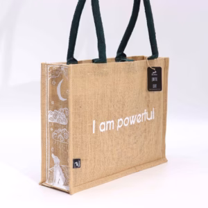 Sac en Jute Hop Hare - I Am Powerful - Grand