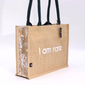 Sac en Jute Hop Hare - I Am Rare - Grand