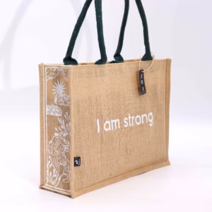 Sac en Jute Hop Hare - I Am Strong - Grand