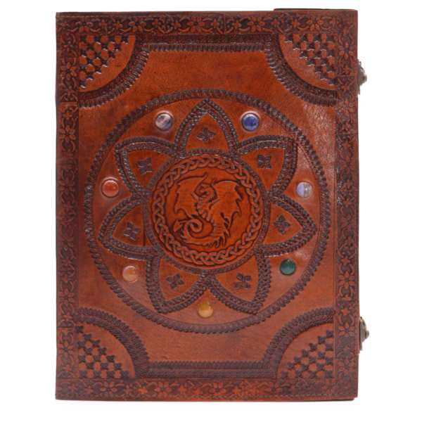 Tomb Boek - Chakra Stenen Draak Mandala - Groot