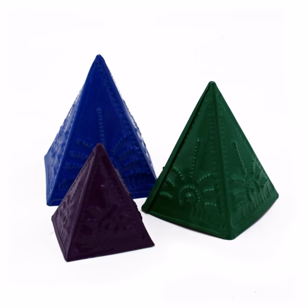 Incense Powder Mould Set - Blue Green Purple