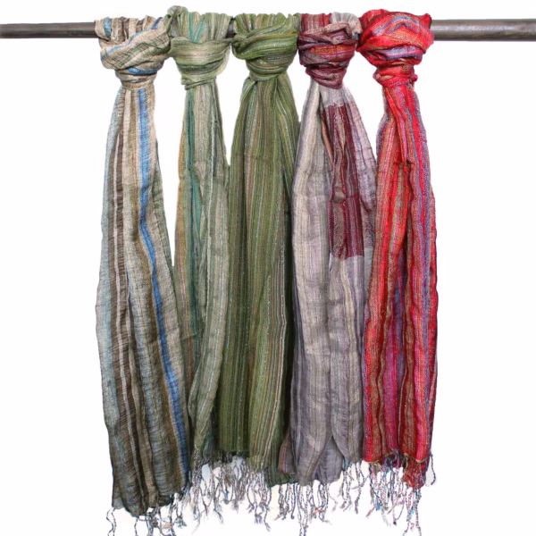 Indische Boho - Schals - Zufällige Grüntöne - 50x180cm
