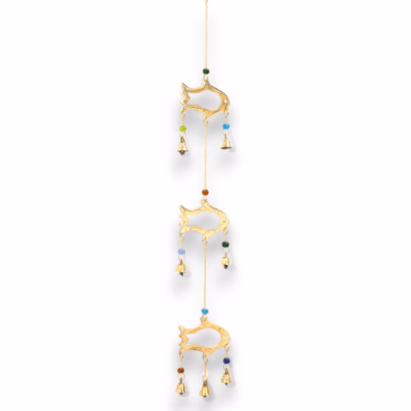 Carillons Indiens - Goutte de Poisson - 7 Cloches - 8,5x54cm