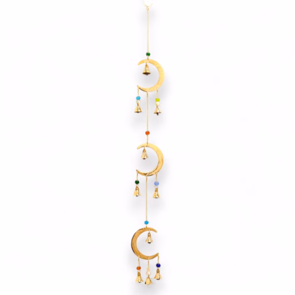 Indian Chimes - Moon Drop - 10 Bells - 6.5x63cm