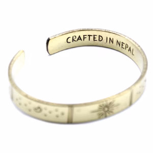 Inspirasjons Armbånd - Messing Snrise, Galaxy, Stars, Earth