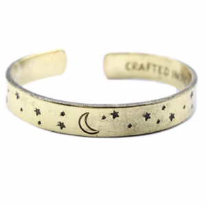 Inspirasjons Armbånd - Messing Snrise, Galaxy, Stars, Earth