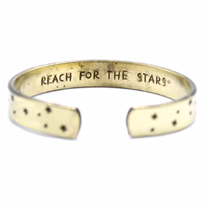 Inspirasjons Armbånd - Messing Snrise, Galaxy, Stars, Earth