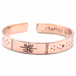 Inspirasjons Armbånd - Kobber Snrise, Galaxy, Stars, Earth